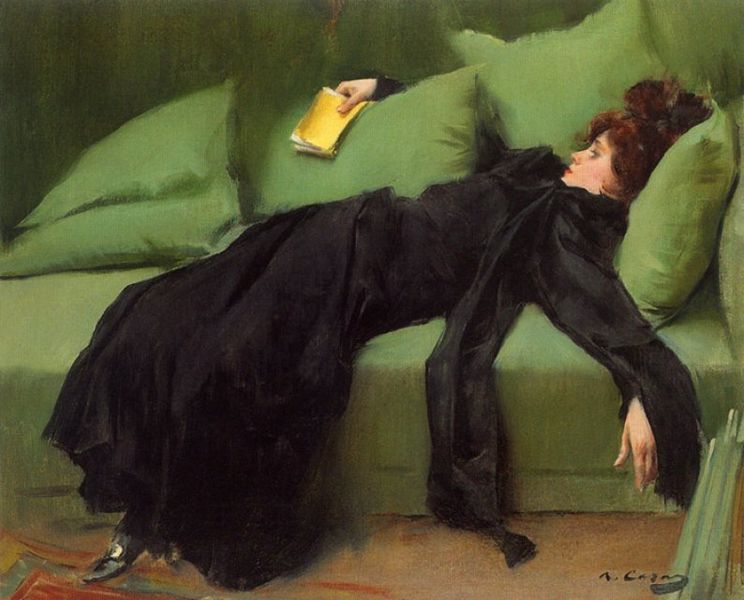 'Jove Decadent' (1899) by Ramon Casas